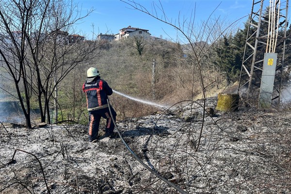 Ordu’da, son bir hafta içerisinde 50’ye yakın bahçe ve anız yangını meydana geldi