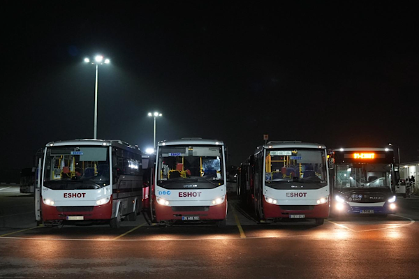 ESHOT’ta garaj parklanması dijital sisteme geçti