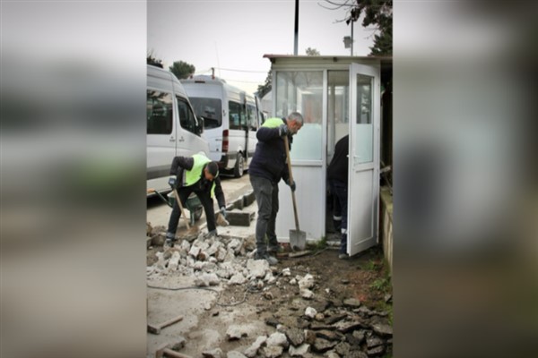 Giresun'da üstyapı çalışmaları devam ediyor