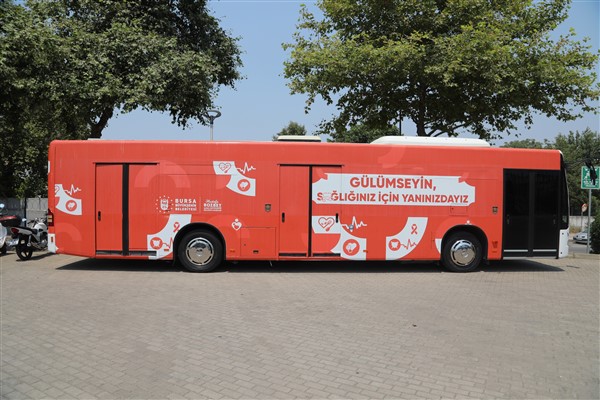 Bursa Büyükşehir Belediyesi, ‘Sağlık Otobüsü’ projesini hayata geçirdi<